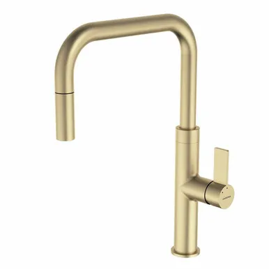 Urbane II Pull Out Sink Mixer - Brushed | Made From Brass/Brushed Brass By Caroma