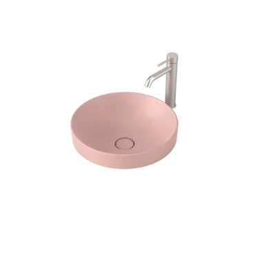 Liano II 400mm Round Inset Basin Matte (Special Order) In Pink By Caroma