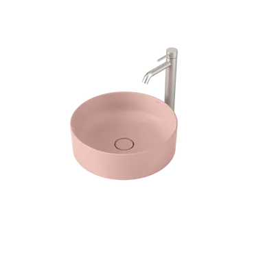 Liano II 400mm Round Above Counter Basin Matte (Special Order) In Pink By Caroma