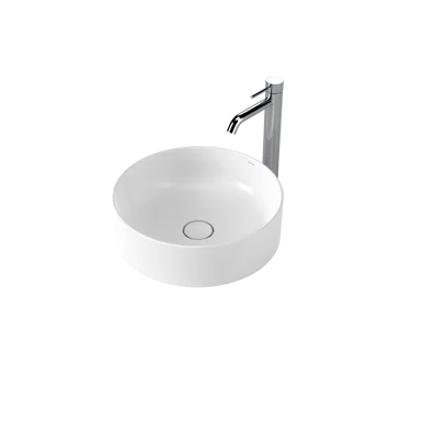 Liano II 400mm Round Above Counter Basin In White By Caroma