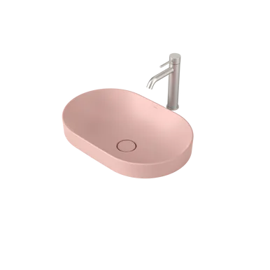 Liano II 530mm Pill Inset Basin Matte (Special Order) In Pink By Caroma