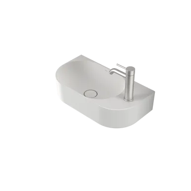 Liano II Hand Wall Basin (1 Tap Hole) In Matte White By Caroma