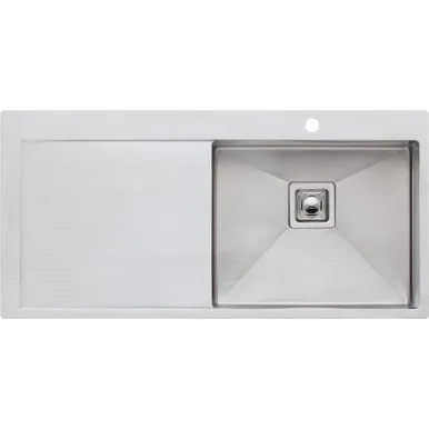 Professional Series Single Bowl Topmount Sink With Drainer 1 Tap Hole | Made From Stainless Steel By Oliveri