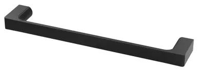 Gloss Hand Towel Rail Matte | Made From Brass In Black By Phoenix