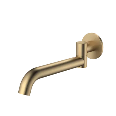 Liano II Basin/Bath Swivel Outlet Round 220mm Spout Brushed | Made From Brass/Brushed Brass By Caroma