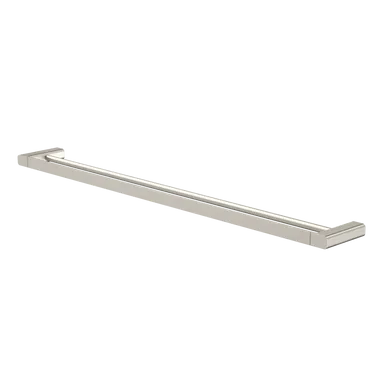 Luna Double Towel Rail 930mm | Made From Brass In Brushed Nickel By Caroma