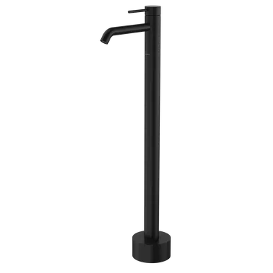 Liano II Freestanding Bath Filler | Made From Gunmetal In Matte Black By Caroma