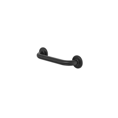 Care Support Grab Rail 300mm Straight Matte | Made From Rubber In Black By Caroma