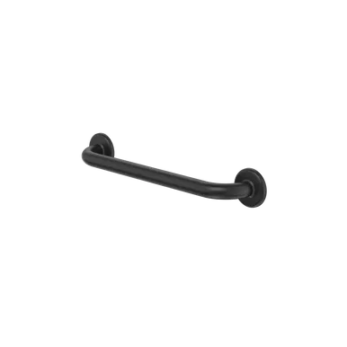 Care Support Grab Rail 450mm Straight | Made From Rubber In Black By Caroma