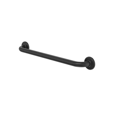 Care Support Grab Rail 600mm Straight | Made From Rubber In Black By Caroma