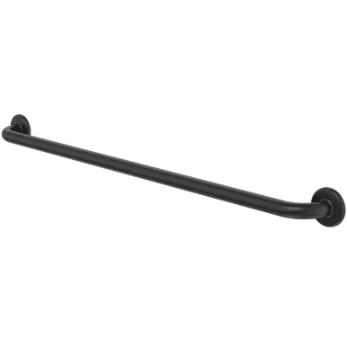 Care Support Grab Rail 1000mm Straight Matte | Made From Rubber In Black By Caroma