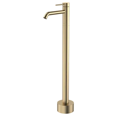 Liano II Freestanding Bath Filler | Made From Brushed Brass By Caroma