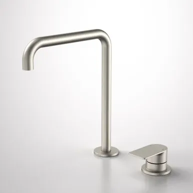 Urbane II Hob Basin/Sink Mixer Set 210mm | Made From Gunmetal In Brushed Nickel By Caroma