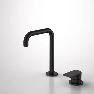 Urbane II Hob Basin Mixer Set 150mm | Made From Gunmetal In Matte Black By Caroma