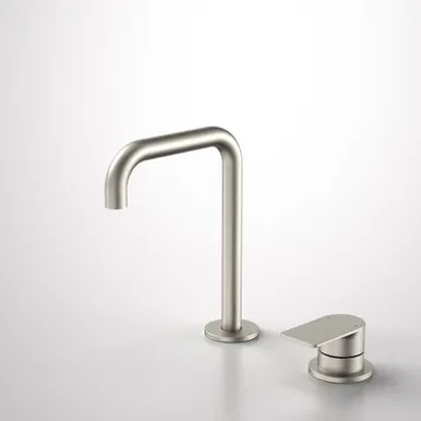 Urbane II Hob Basin Mixer Set 150mm | Made From Gunmetal In Brushed Nickel By Caroma
