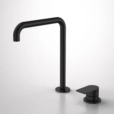 Urbane II Hob Basin/Sink Mixer Set 210mm | Made From Gunmetal In Matte Black By Caroma