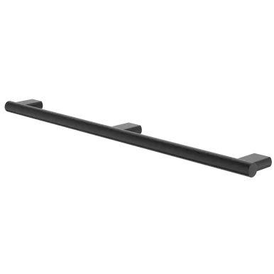 Opal Support Rail 800mm Straight In Matte Black By Caroma