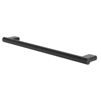 Opal Support Rail 600mm Straight In Matte Black By Caroma