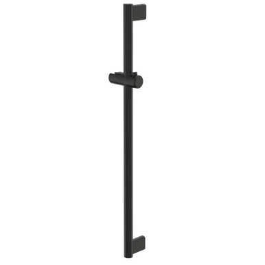 Opal Support Shower Rail Straight 900mm - In Matte Black By Caroma