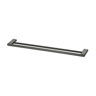 Madrid Towel Rail Double 650mm | Made From Stainless Steel/Zinc/Brass In Gunmetal By Oliveri