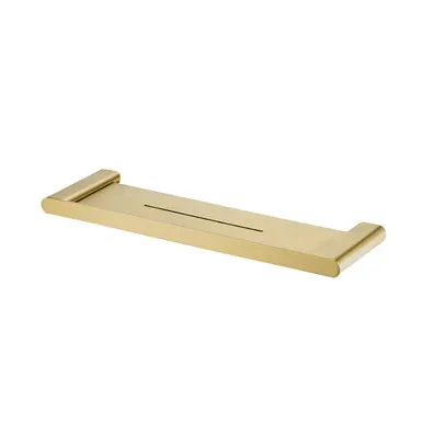 Madrid Metal Shower Shelf Classic | Made From Stainless Steel/Zinc/Brass In Gold By Oliveri