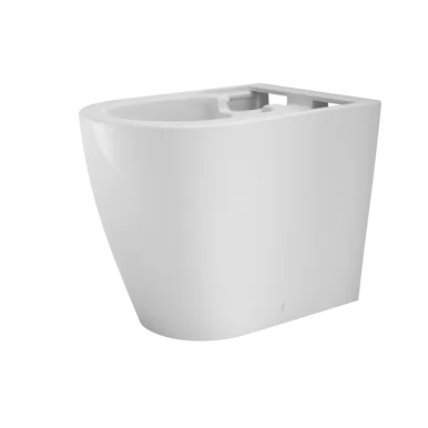 Urbane II Bidet Cleanflush Wall Faced Back Inlet Pan In White By Caroma