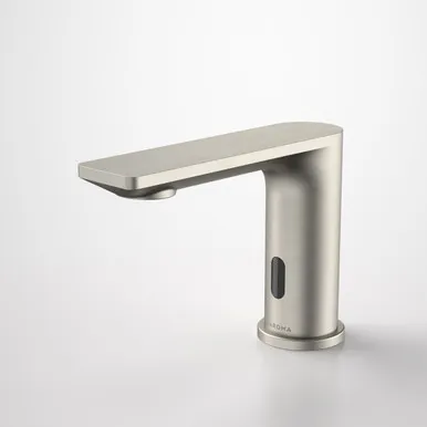 Urbane II Sensor Hob Mounted Outlet Tap In Brushed Nickel By Caroma