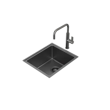 Urbane II Single Bowl Sink | Made From Gunmetal By Caroma