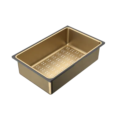 Urbane II Stainless Steel Colander | Made From Brushed Brass By Caroma