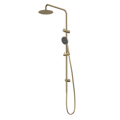 Urbane II Rail Shower With 200mm Overhead | Made From Brushed Brass By Caroma