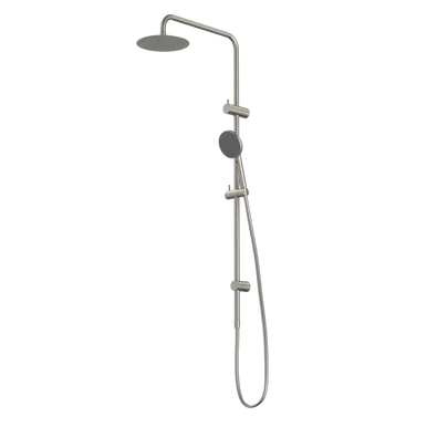 Urbane II Rail Shower With 200mm Overhead | Made From Gunmetal In Brushed Nickel By Caroma
