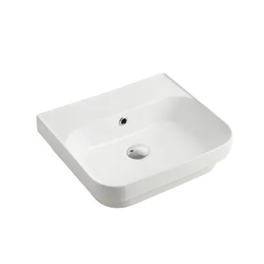 Dublin Inset Basin No Taphole | Made From Vitreous China In White By Oliveri