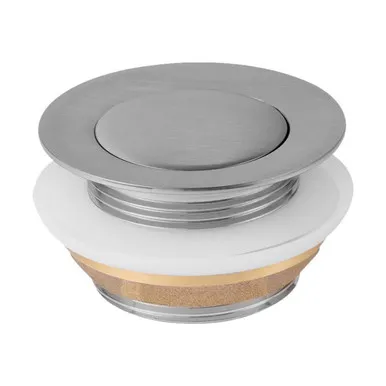 Pop-Up Bath Waste In Brushed Nickel By Oliveri