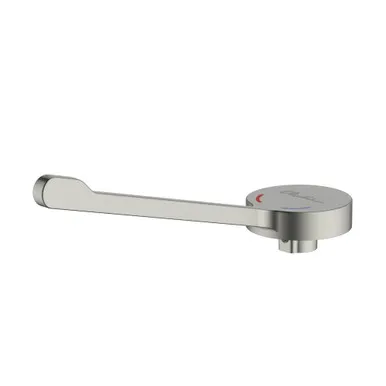 Care Handles Suit Venice 35mm Wall Mixer In Brushed Nickel By Oliveri