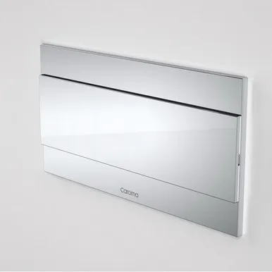 Invisi Series II Blank Access Panel Satin Chrome In Chrome Finish By Caroma