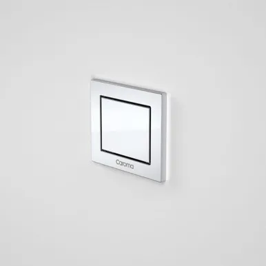 Invisi Series II Rectangular Single Flush Custom Button Kit Satin By Caroma