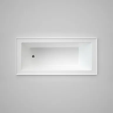 Newbury 1675mm Bath 280L | Made From Acrylic In White By Caroma