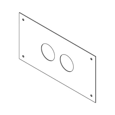 Invisi Series Ii® Dual Flush Compact Panel & Button Pack By Caroma