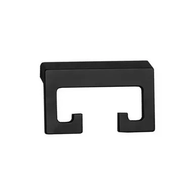 Time Square Robe Hook Matte | Made From Zinc/Alloy In Black By ADP