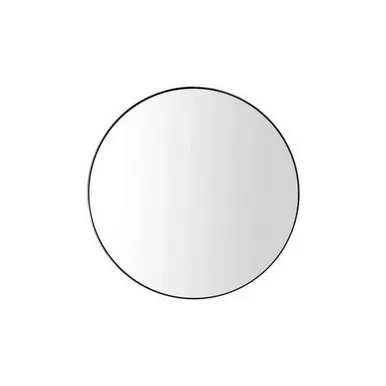 Round Mirror 700mm Matte In Black By ADP