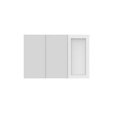 London Shaving Cabinet 1200mm 3 Door Right Hand Shaker Door By ADP