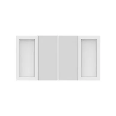 London Shaving Cabinet 1500mm 4 Door Double Shaker Door By ADP