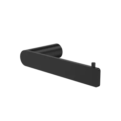 Urbane II Thin Edge Toilet Roll Holder Matte | Made From Brass In Black By Caroma