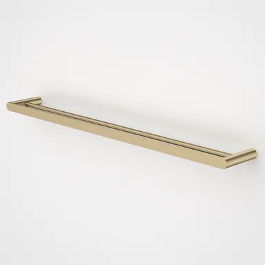 Urbane II Double Towel Rail 825mm PVD Brushed | Made From Brass/Brushed Brass By Caroma