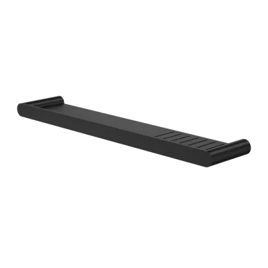 Urbane II Thin Edge Metal Shelf Matte | Made From Brass/Metal In Black By Caroma