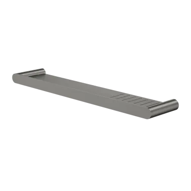 Urbane II Thin Edge Metal Shelf PVD | Made From Brass/Metal In Gunmetal By Caroma