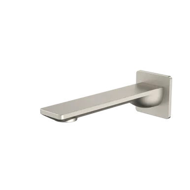 Urbane II Bath/Basin Outlet Square Cover Plate 180mm | Made From Brass In Brushed Nickel By Caroma