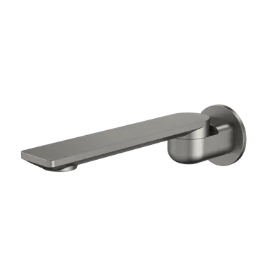 Urbane II Swivel Bath/Basin Outlet Round Cover Plate 220mm Gun Metal | Made From Brass In Gunmetal By Caroma