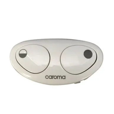 Leda 2000 Button & Back Entry Bezel In White By Caroma