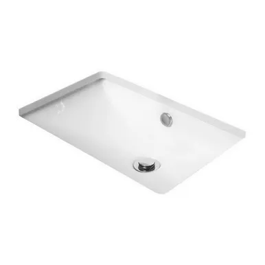 Scoop Under Counter Basin 560mm X 365mm X 180mm Gloss | Made From Ceramic In White/Gloss White By ADP
